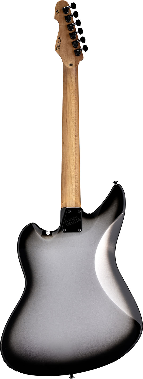 Ltd Jd-i Joe Duplantier Signature 1h Ht Eb - Silver Sunburst - Guitarra eléctrica de autor - Variation 1