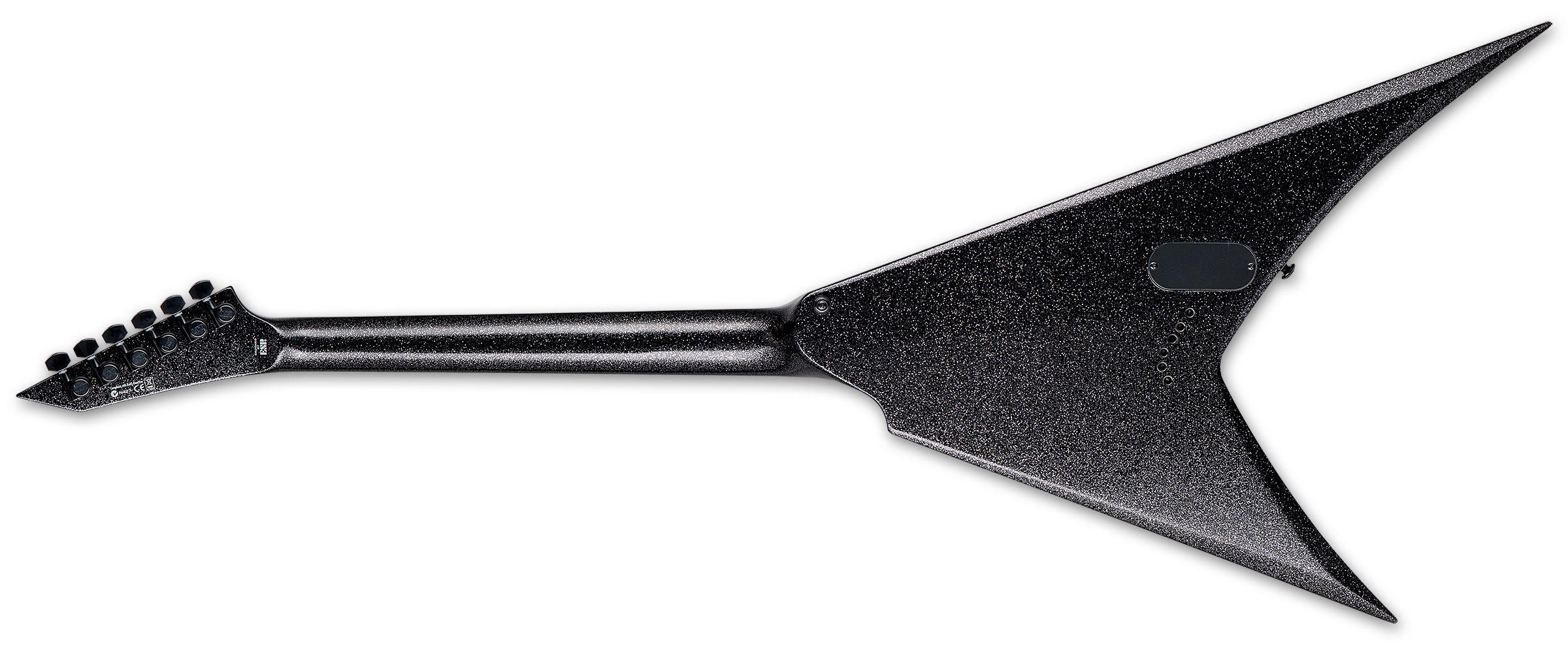 Ltd Kh-v 602 Kirk Hammett Signature Hh Ht Eb - Black Sparkle - Guitarra electrica metalica - Variation 1