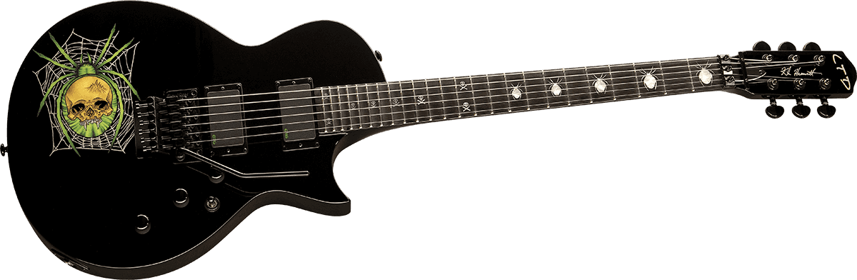 Ltd Kh3 Kirk Hammett 30th Anniversary Fr Hh Eb - Black - Guitarra eléctrica de corte único. - Variation 2