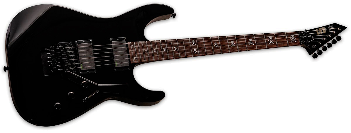 Ltd Kirk Hammett Kh602 Signature 2h Emg Fr Eb - Black - Guitarra electrica metalica - Variation 1
