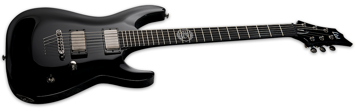 Ltd Lk-600 Luke Kilpatrick - Black - Guitarra eléctrica con forma de str. - Variation 2