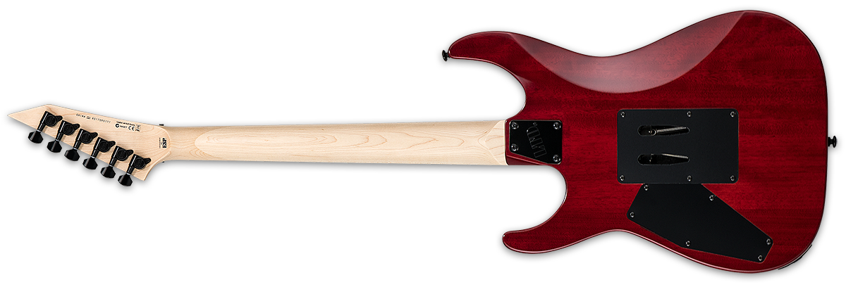 Ltd M-200fm Hh Fr Jat - See Thru Red - Guitarra eléctrica con forma de str. - Variation 2
