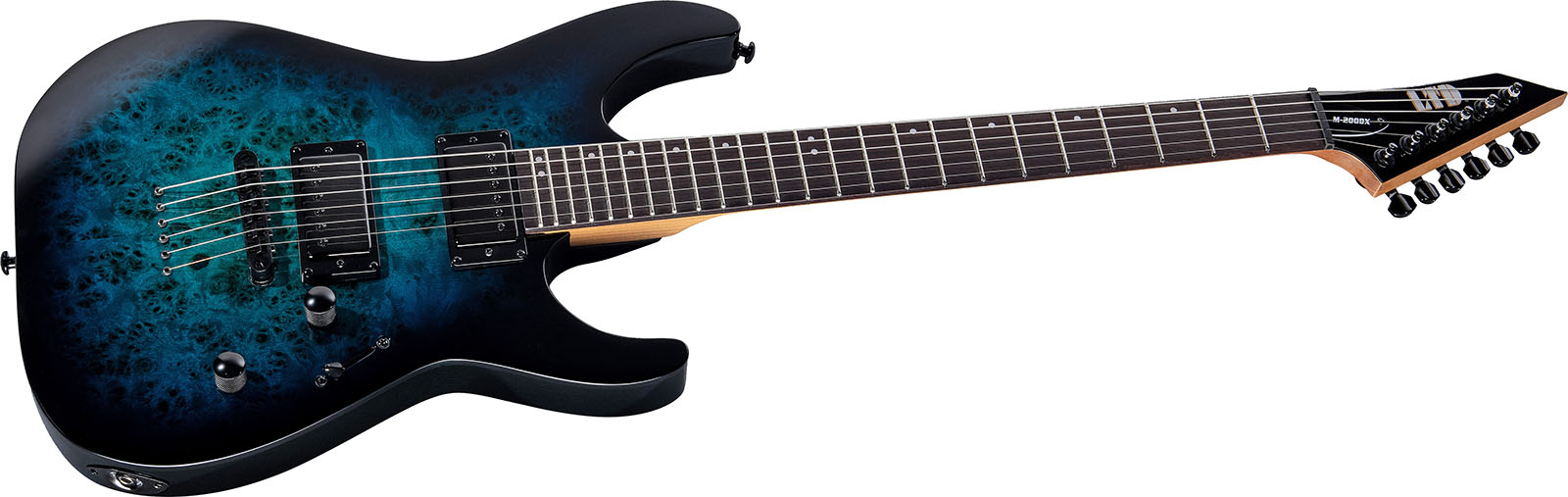 Ltd M200dx 2h Ht Rw - Blue Burst - Guitarra eléctrica con forma de str. - Variation 2