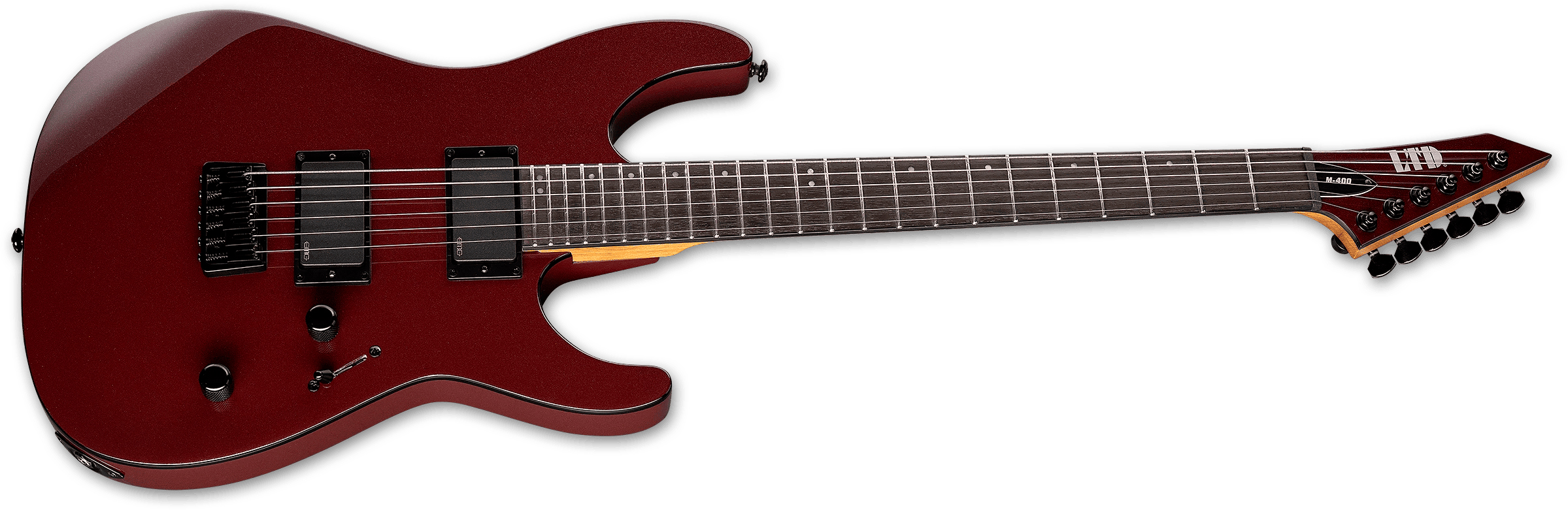 Ltd M400ht 2h Emg Ht Rw - Scarlet Metallic - Guitarra eléctrica con forma de str. - Variation 1
