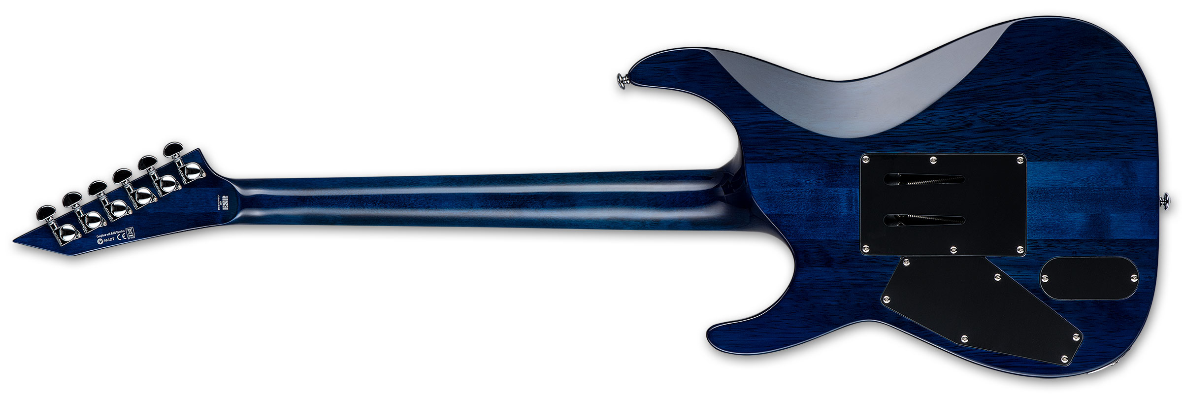 Ltd Mh-1000 2h Fishman Fluence Modern Fr Eb - Black Ocean - Guitarra eléctrica con forma de str. - Variation 2