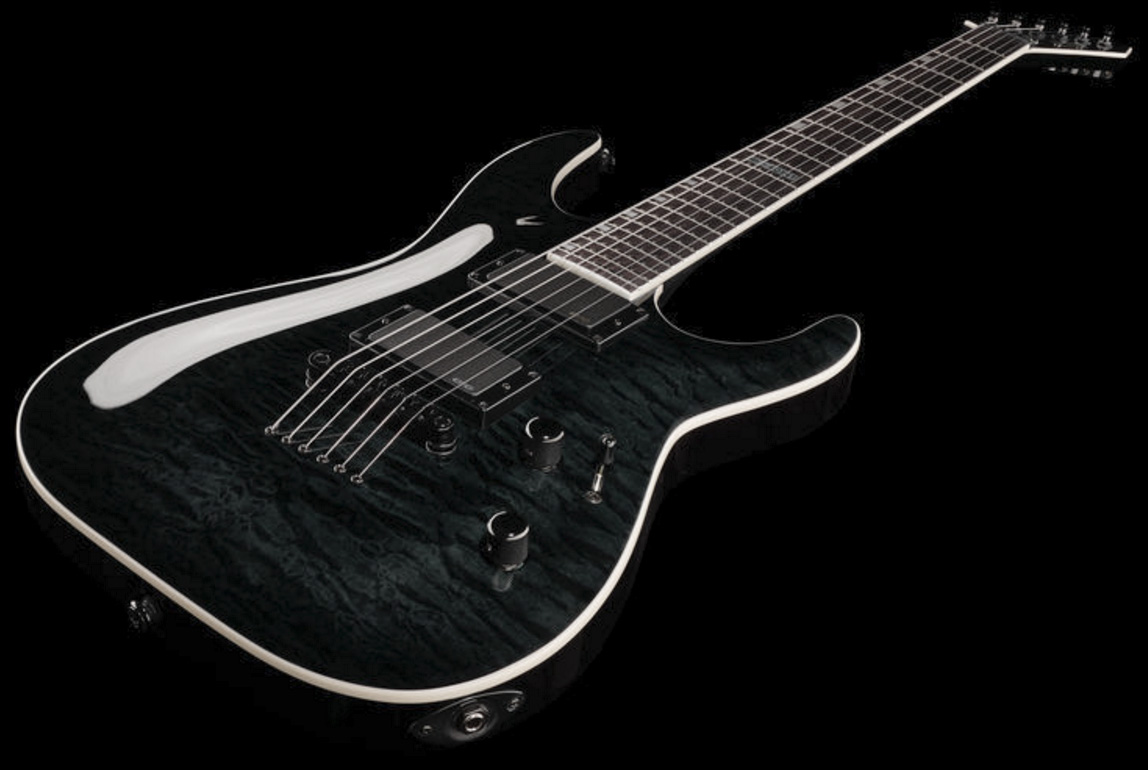 Ltd Mh-401nt Emg - See Thru Black - Guitarra eléctrica con forma de str. - Variation 3
