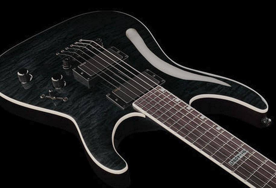 Ltd Mh-401nt Emg - See Thru Black - Guitarra eléctrica con forma de str. - Variation 4