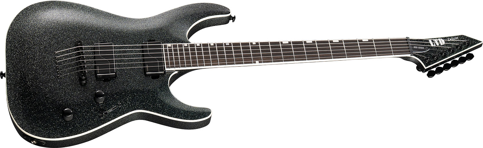 Ltd Mh1000 2h Fishman Fluence Ht Eb - Granite Sparkle - Guitarra electrica metalica - Variation 2