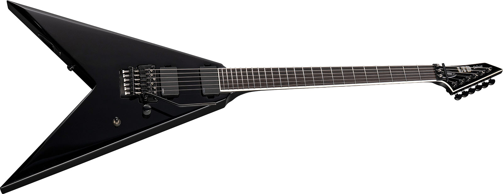 Ltd Nv1000 2h Emg Fr Eb - Black - Guitarra electrica metalica - Variation 2