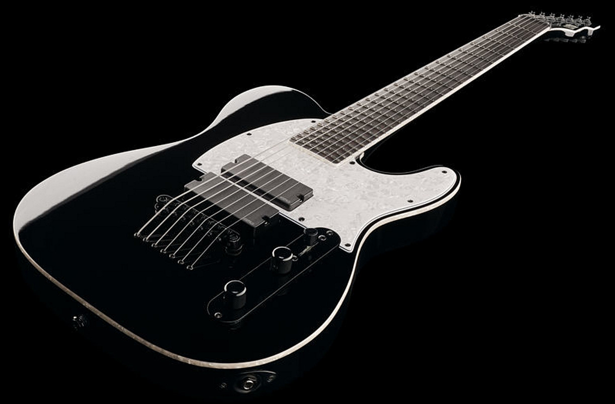 Ltd Sct-607b Baryton Stephen Carpenter - Black - Guitarra eléctrica de 7 cuerdas - Variation 2