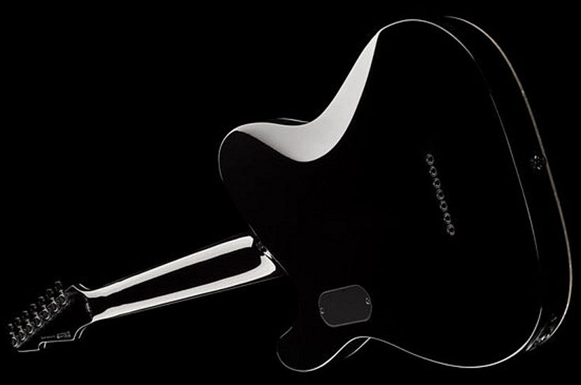 Ltd Sct-607b Baryton Stephen Carpenter - Black - Guitarra eléctrica de 7 cuerdas - Variation 3