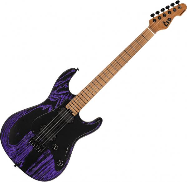Guitarra eléctrica de cuerpo sólido Ltd SN-1000HT - Purple blast
