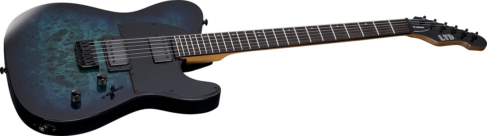 Ltd Te200dx 2h Ht Rw - Blue Burst - Guitarra eléctrica con forma de tel - Variation 2