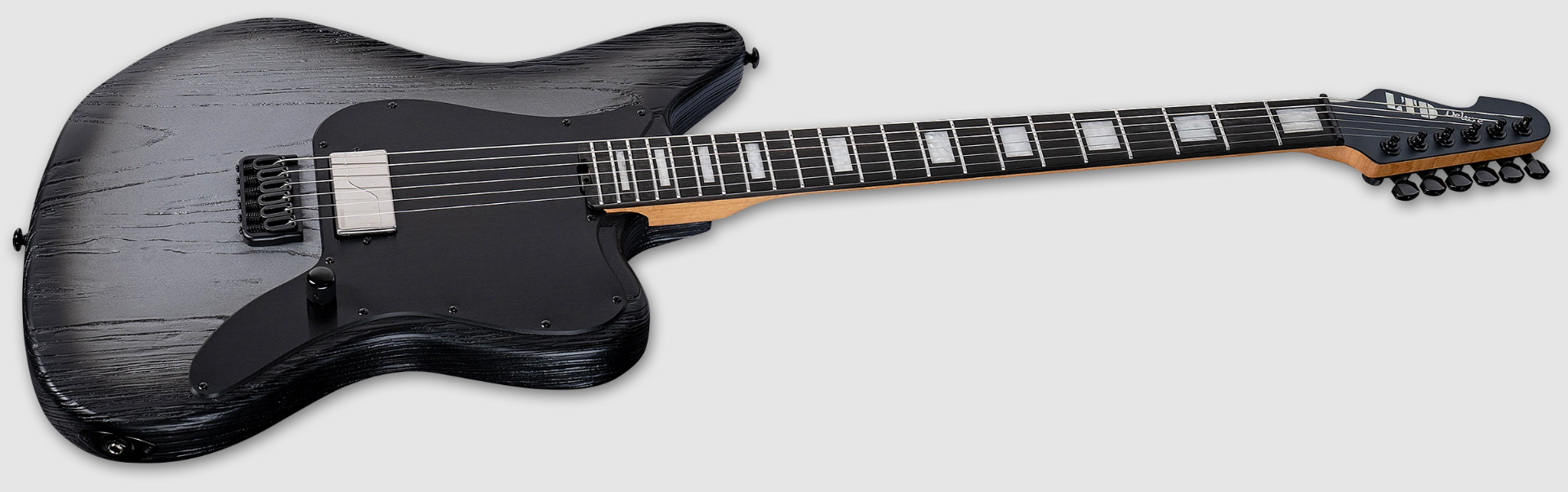 Ltd Xj1 Ht Baritone 1h Eb - Silver Blast - Guitarra eléctrica barítono - Variation 2