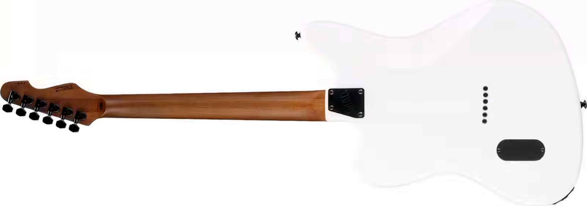 Ltd Xj2 Ht 2h Fishman Fluence Eb - Snow White - Guitarra eléctrica barítono - Variation 1