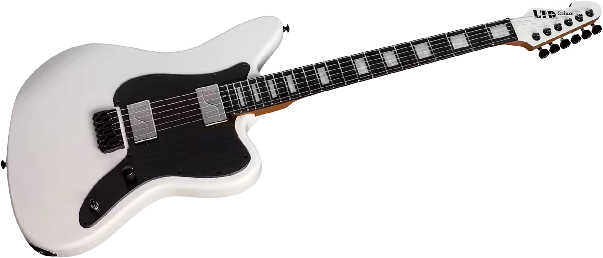 Ltd Xj2 Ht 2h Fishman Fluence Eb - Snow White - Guitarra eléctrica barítono - Variation 2