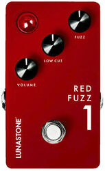 Pedal overdrive / distorsión / fuzz Lunastone Red Fuzz 1