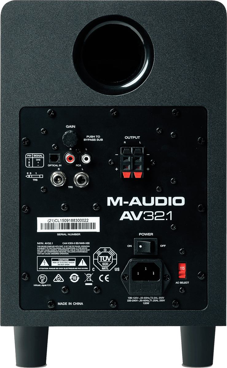 M-audio Av32.1 - Sistemas HiFi - Variation 2