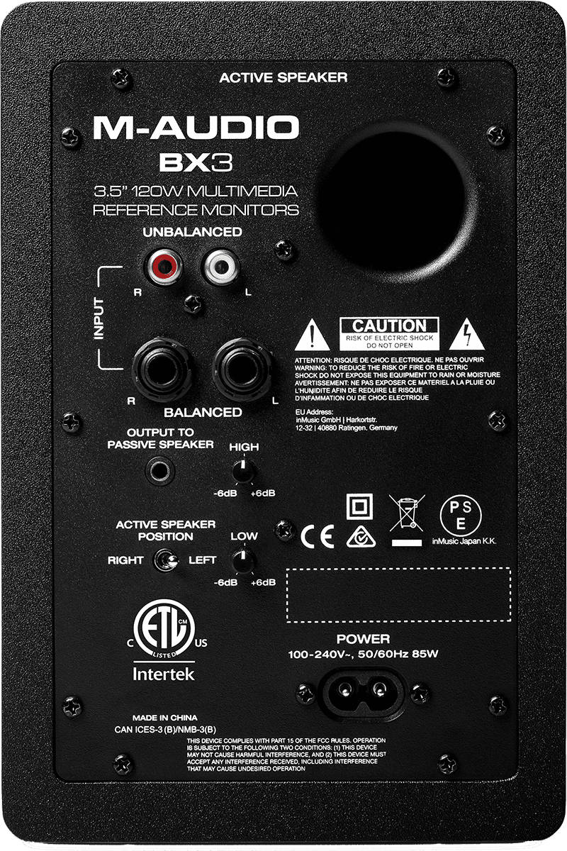 M-audio Bx3d3 - La Paire - Monitor de estudio activo - Variation 2