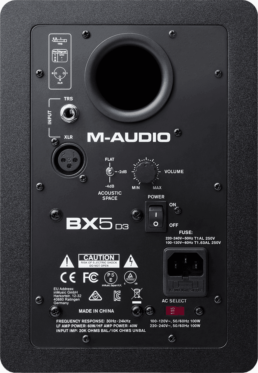 M-audio Bx5d3 Single - La PiÈce - Monitor de estudio activo - Variation 2