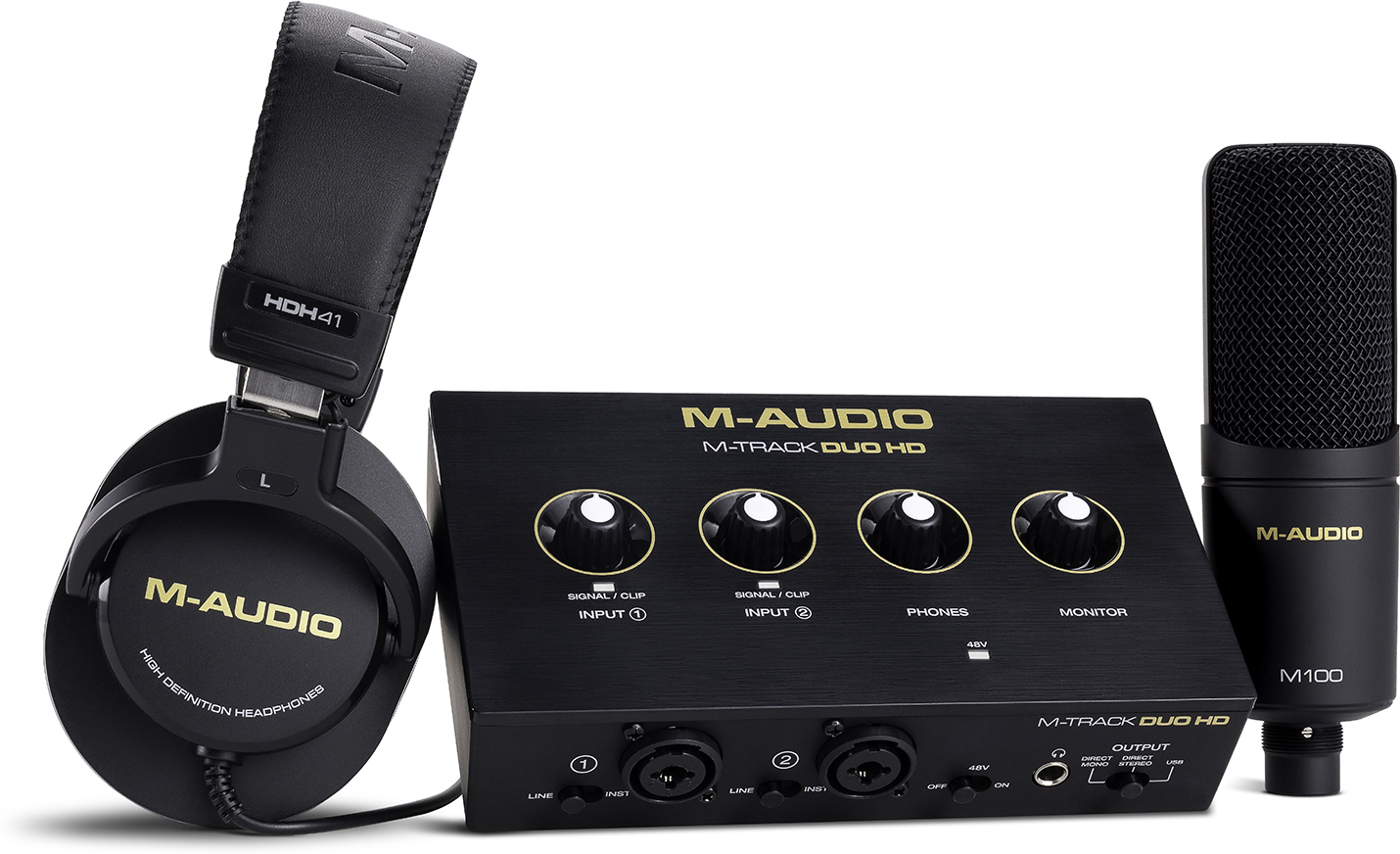 M-audio Pack M-track Duo Hd - Pack Home Estudio - Main picture