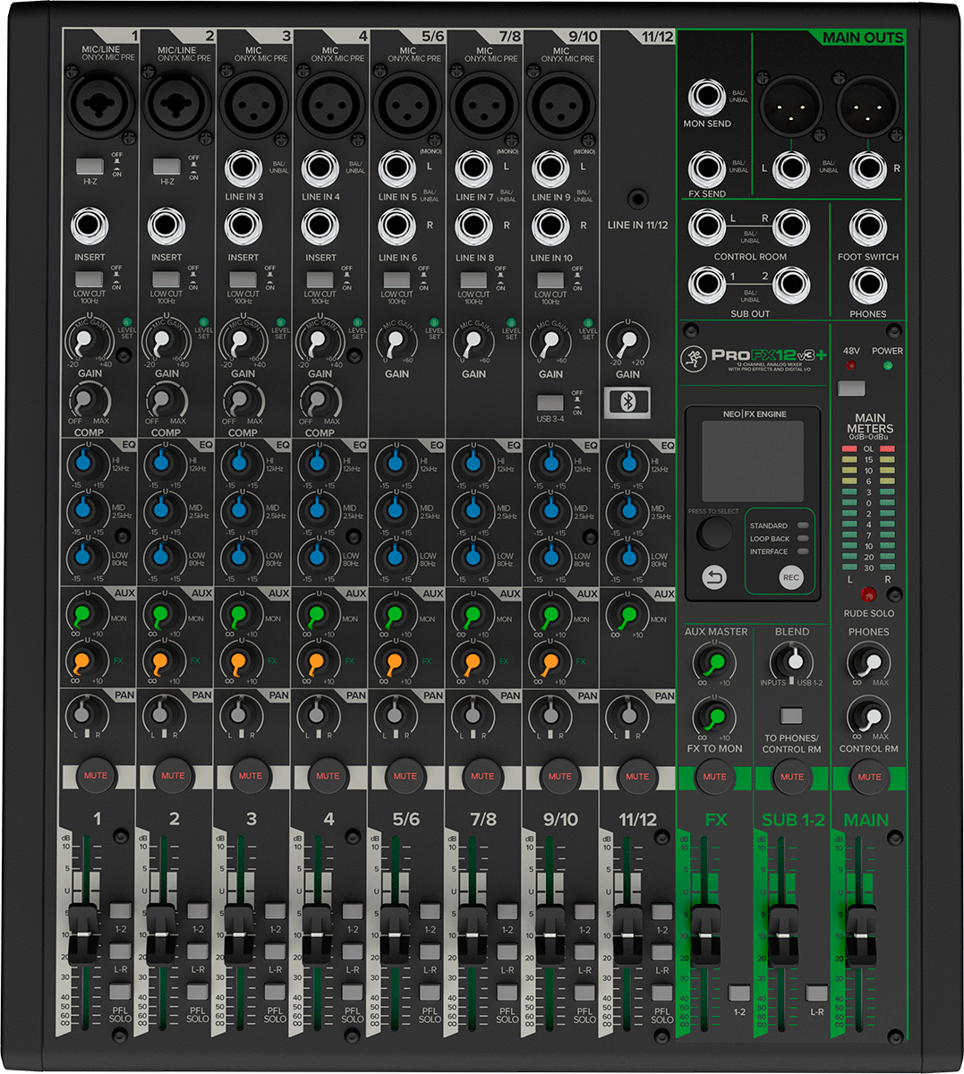 Mackie Profx 12 V3+ - Mesa de mezcla analógica - Main picture