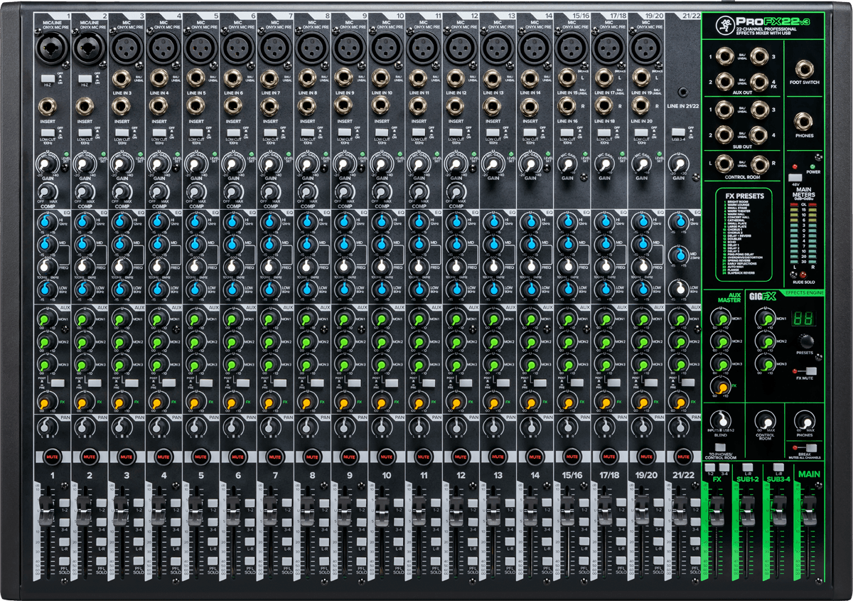 Mackie Profx22 V3 - Mesa de mezcla analógica - Main picture