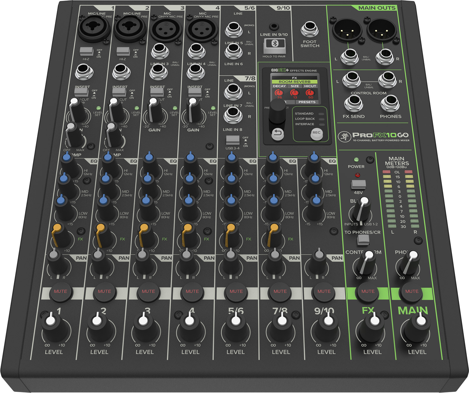 Mackie Profx10go - Mesa de mezcla analógica - Variation 4