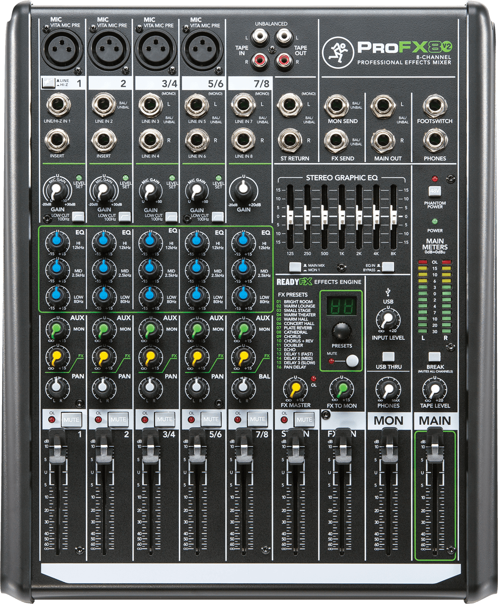 Mackie Profx8 V2 - Mesa de mezcla analógica - Variation 2