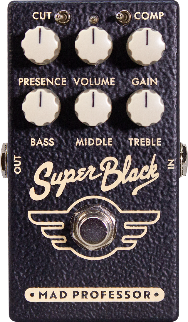 Mad Professor Super Black Mini - Pedal overdrive / distorsión / fuzz - Main picture