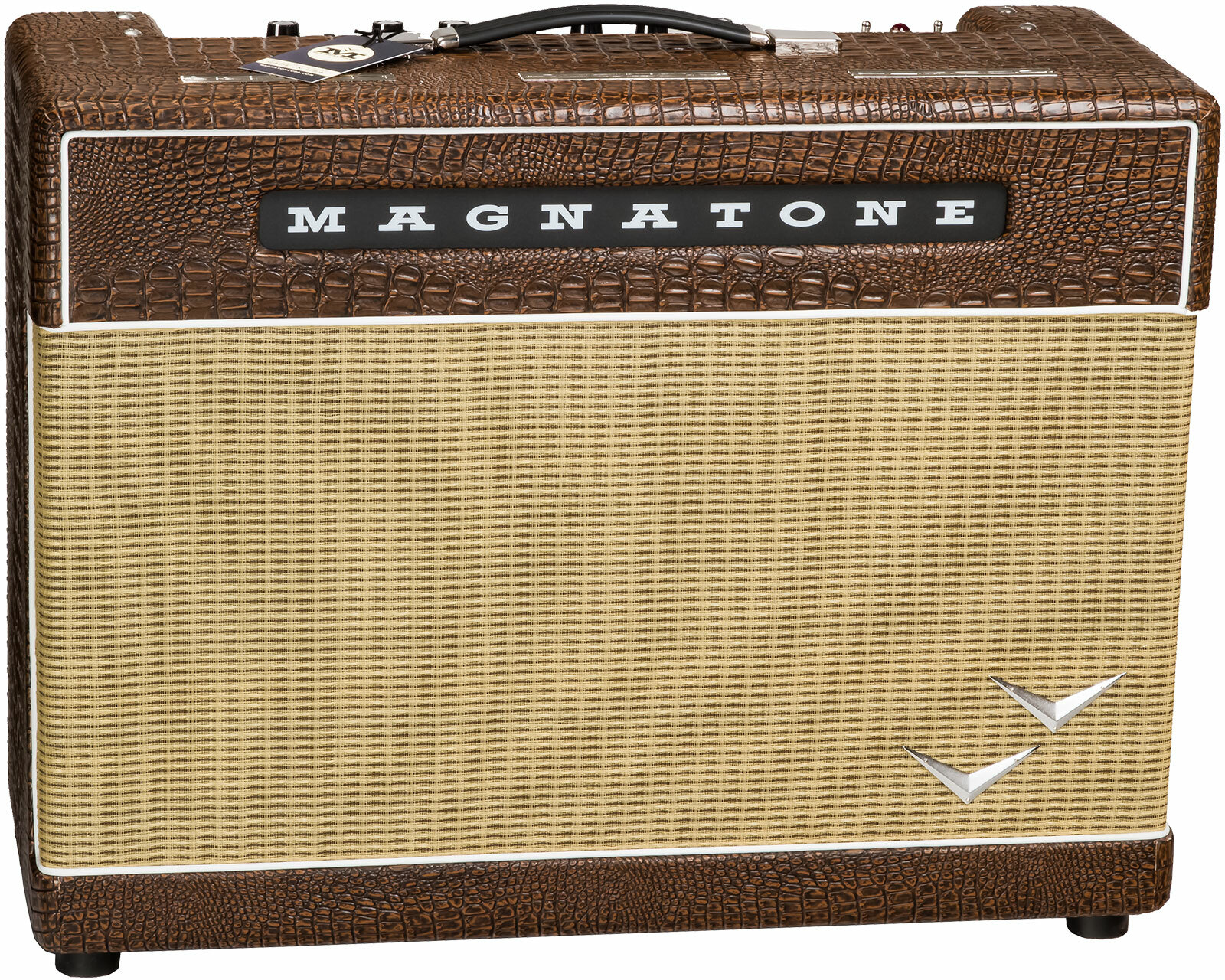 Magnatone Master Collection Super Fifty-nine M-80 Combo 45w 2x12 Croc Ostridge Brown - Combo amplificador para guitarra eléctrica - Main picture