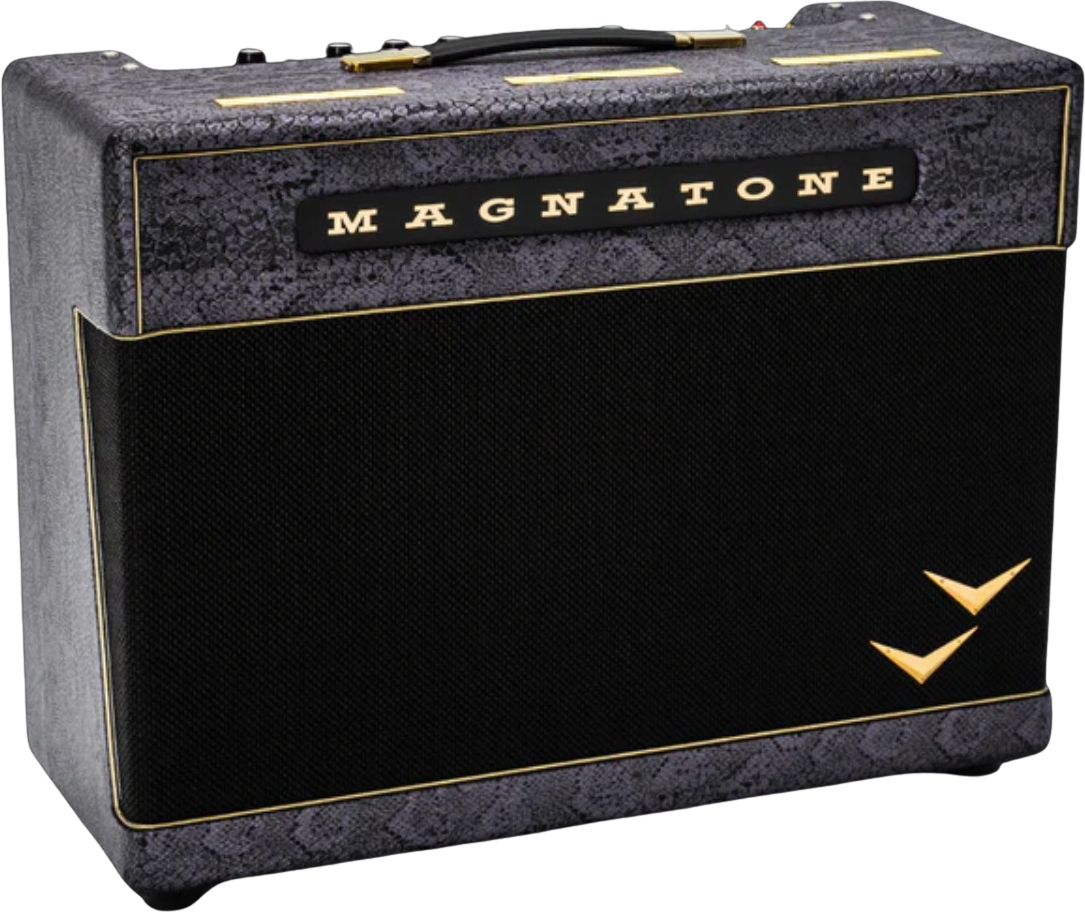 Magnatone Slash Super Fifty-nine M80 212 Combo Signature 45w El84 2x12 Purple Python - Combo amplificador para guitarra eléctrica - Main picture