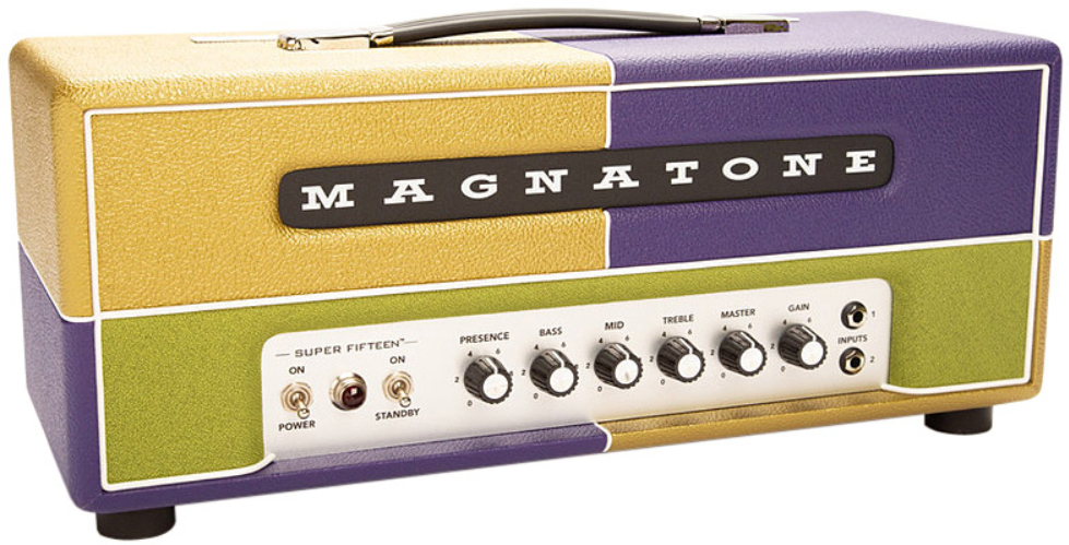 Magnatone Super Fifty-nine M-80 Head 45w El34 Mardi Gras - Cabezal para guitarra eléctrica - Main picture