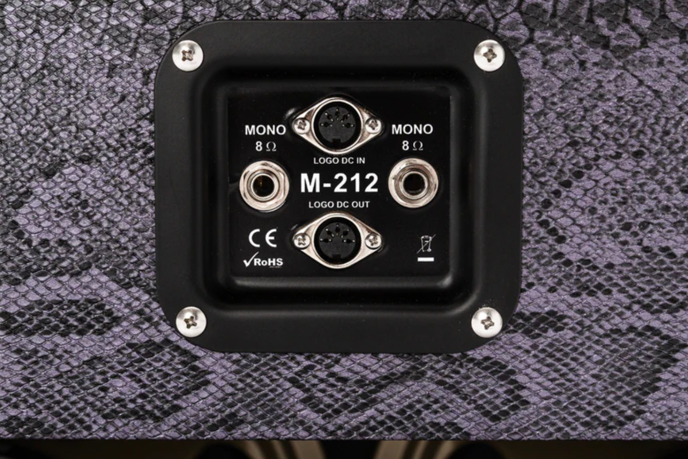 Magnatone Slash Super Fifty-nine M80 212 Guitar Cab. Signature 2x12 180w 8-ohms Purple Python - Cabina amplificador para guitarra eléctrica - Variatio
