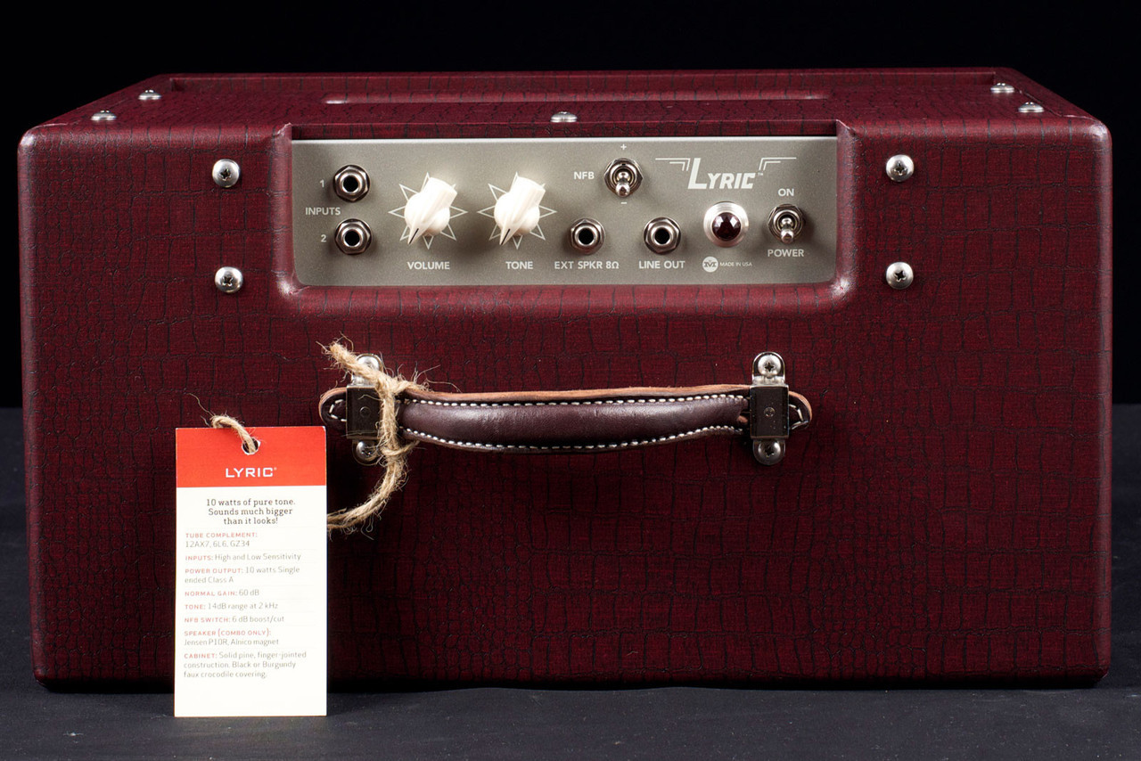 Magnatone Studio Collection Lyric 12 10w 1x12 Burgundy - Combo amplificador para guitarra eléctrica - Variation 5