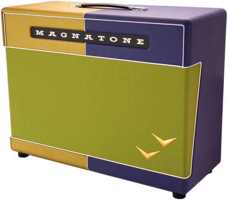 Magnatone Super Fifty-nine 2x12 Cabinet Master Collection 180w 8-ohms Mardi Gras - Cabina amplificador para guitarra eléctrica - Variation 1
