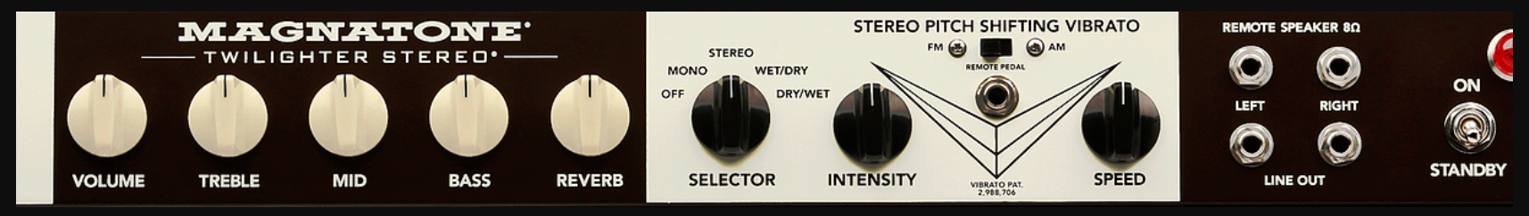 Magnatone Traditional Collection Twilighter Stereo Head 22w - Cabezal para guitarra eléctrica - Variation 1