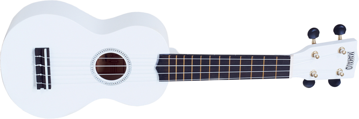 Mahalo Mr1 Rainbow Soprano Tout Sengon +housse - White Gloss - Ukulele - Main picture