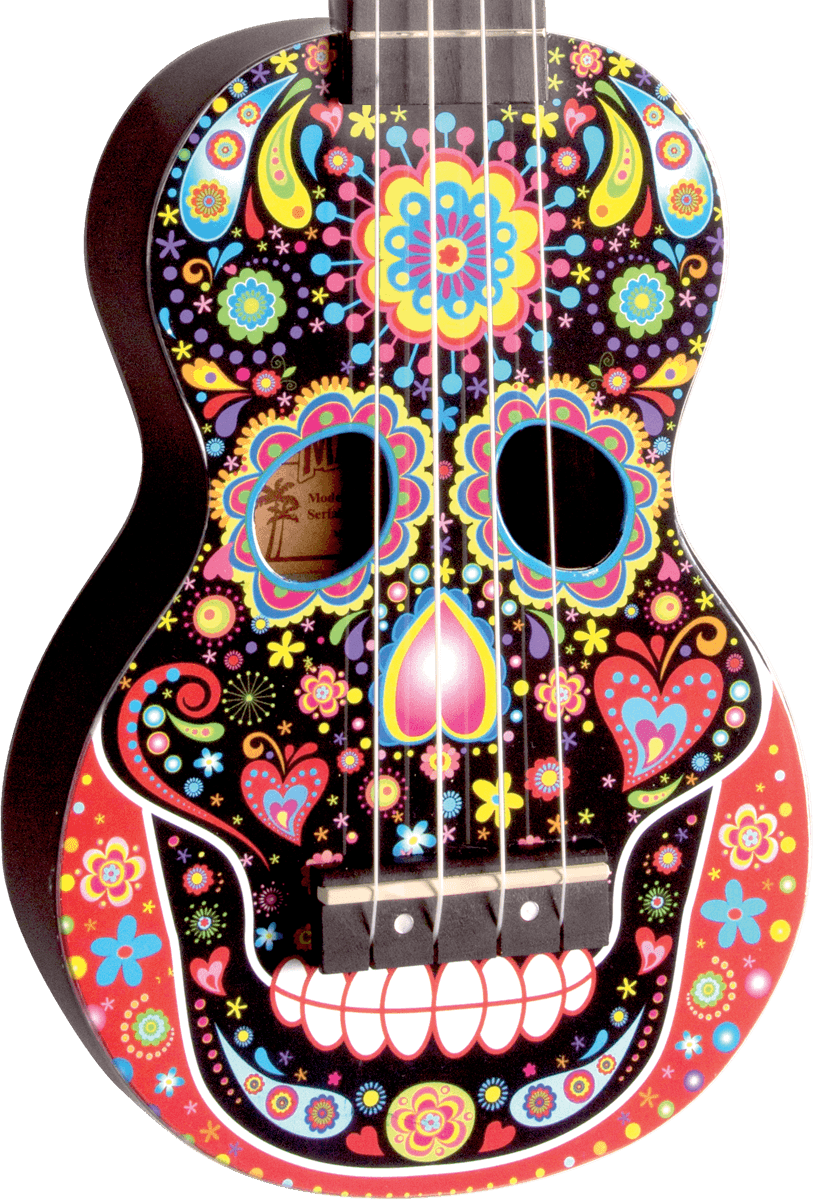 Mahalo Ma1skbk Soprano Art +housse - Skull - Ukulele - Variation 1