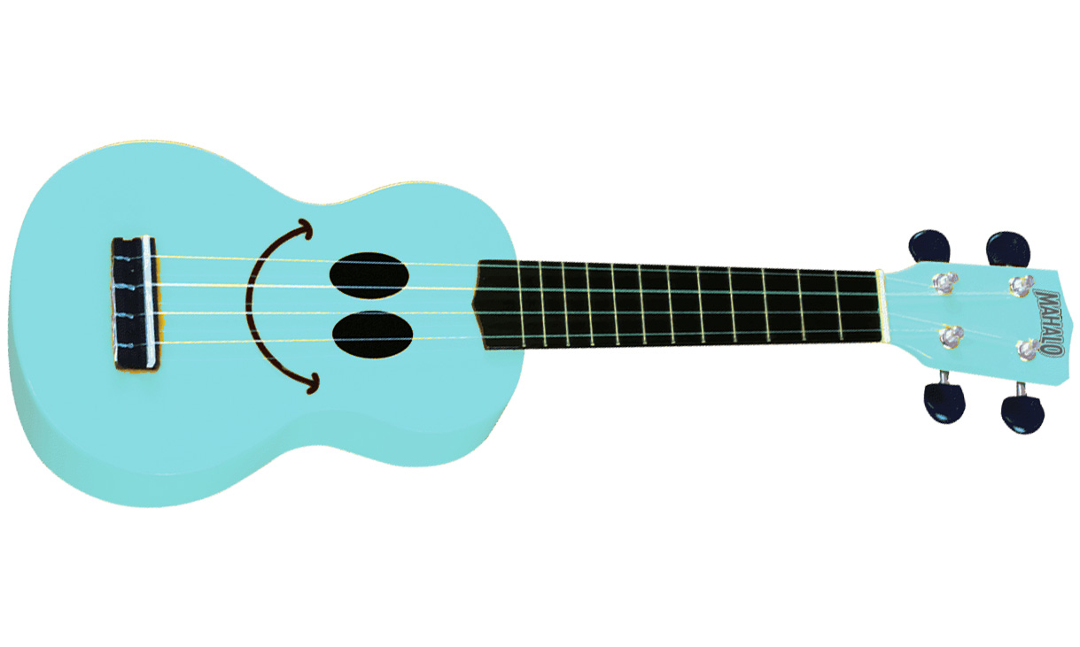 Mahalo U-smile Lbl Soprano - Light Blue - Ukulele - Variation 1