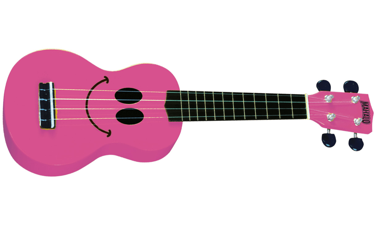 Mahalo U-smile Pk Soprano - Pink - Ukulele - Variation 1