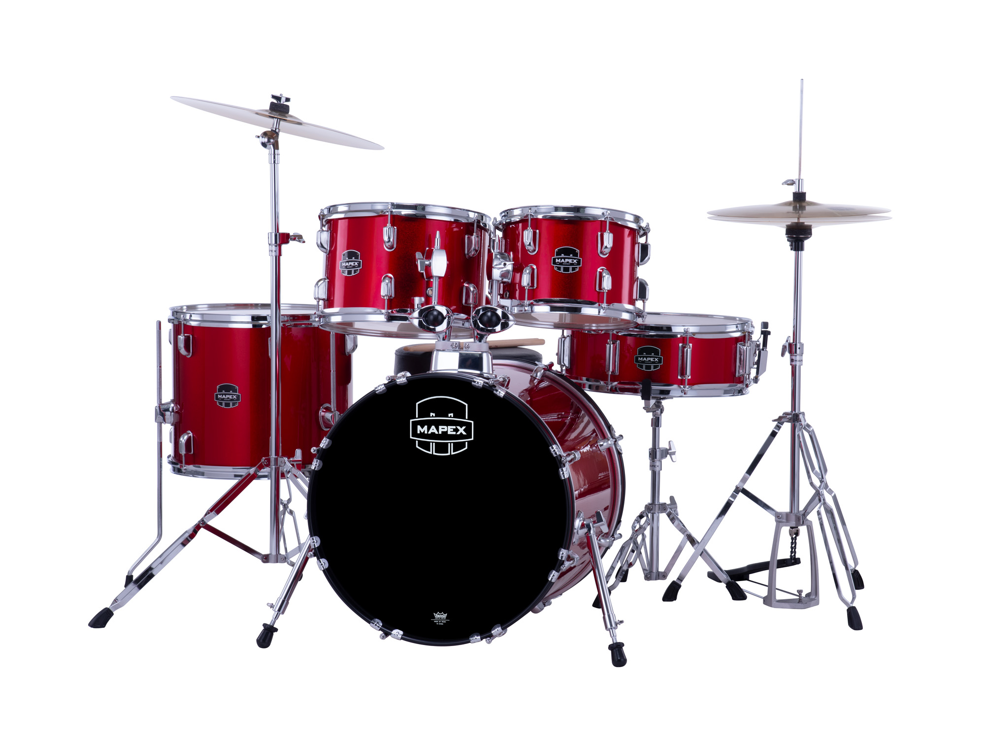 Mapex Comet 18 Jazz Junior Kit - 5 FÛts - Infra Red - Batería acústica junior - Variation 1