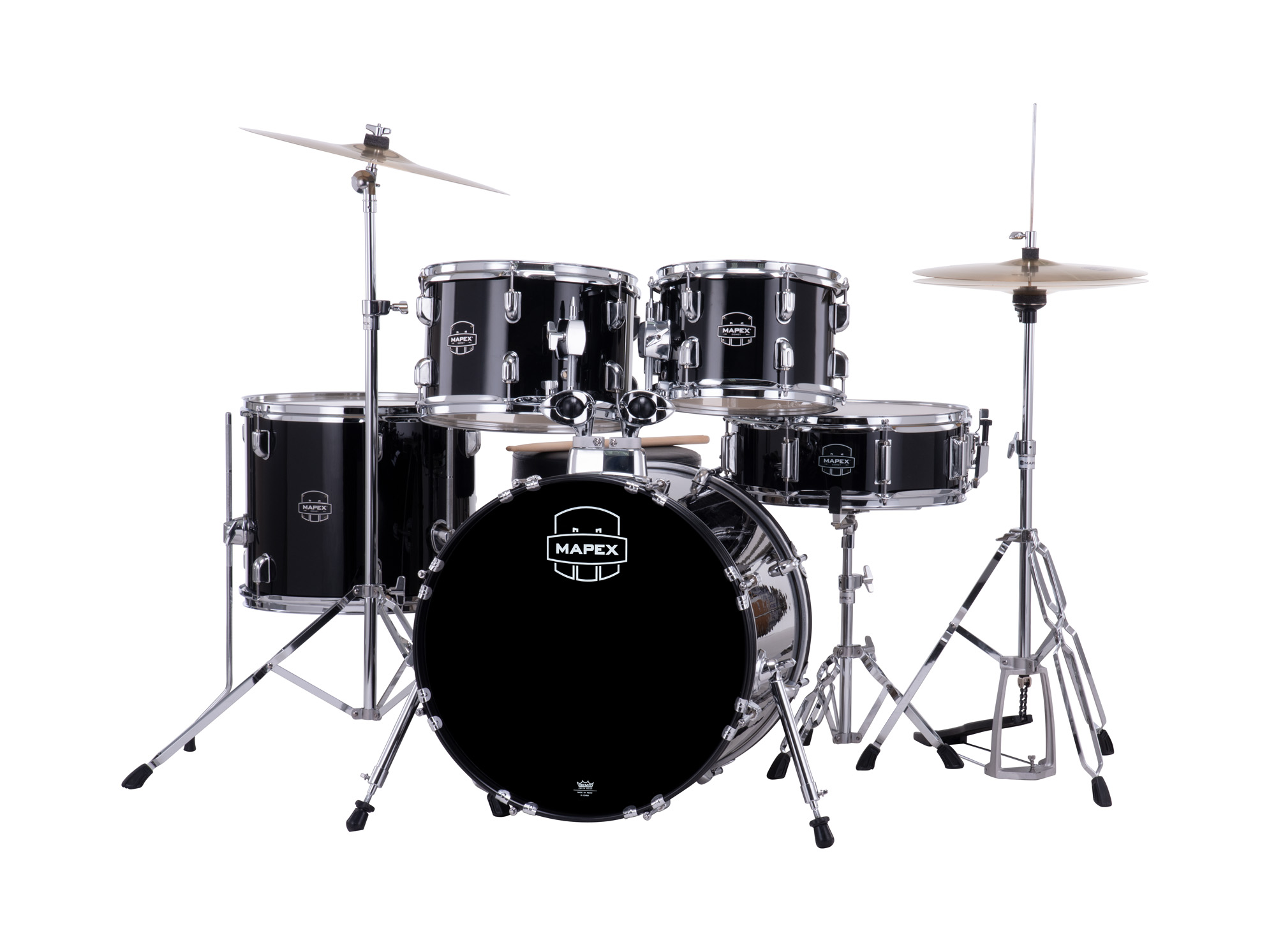 Mapex Comet 18 Jazz Junior Kit - Noir - Batería acústica junior - Variation 2