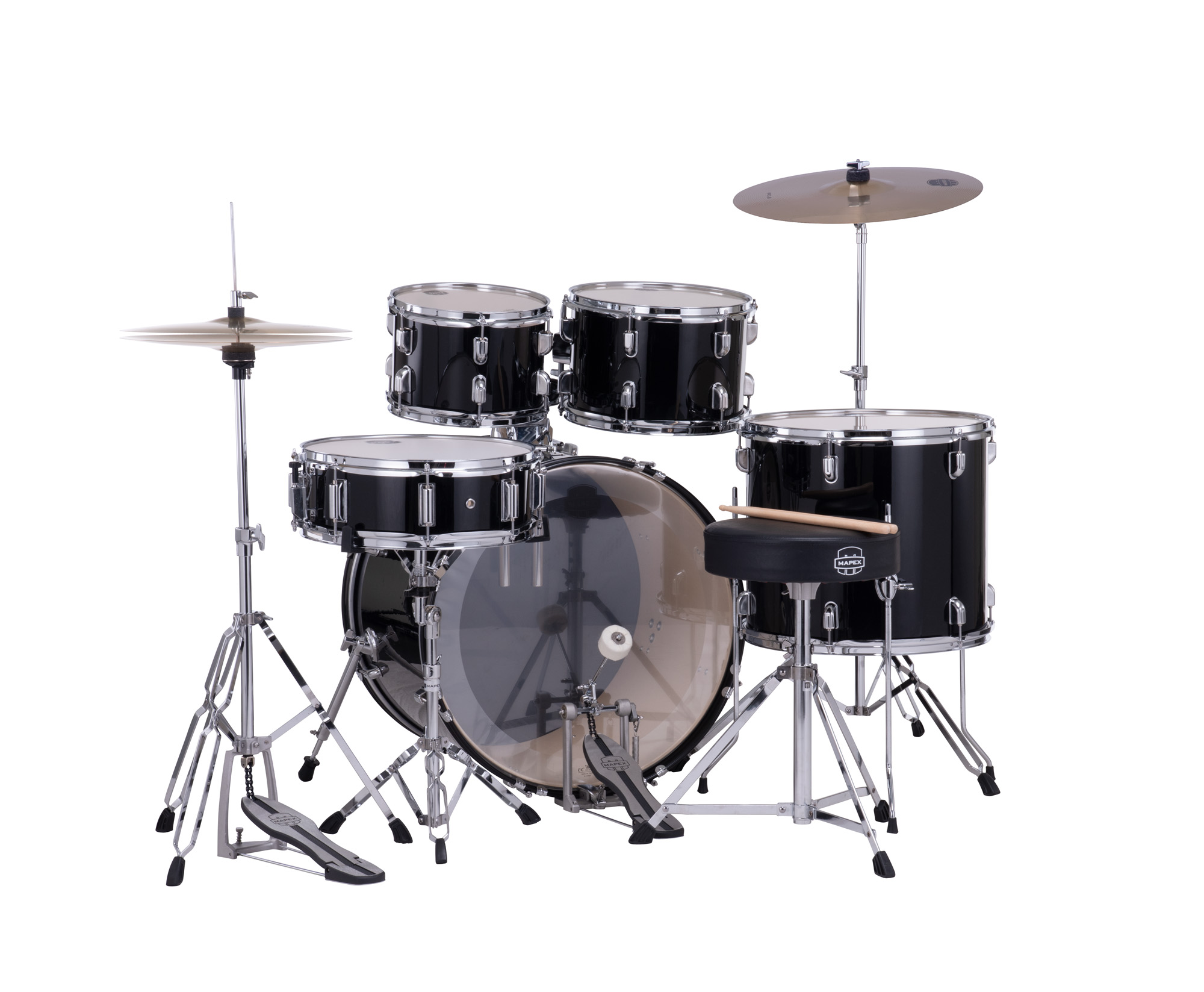 Mapex Comet 22 Stage Kit - Noir - Batería acústica stage - Variation 2