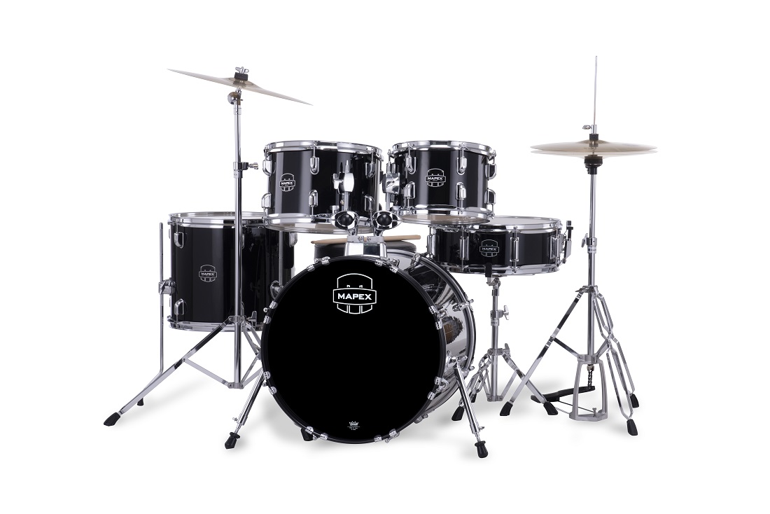 Mapex Comet Fusion 20'' - 5 FÛts - Dark Black - Batería acústica fusion - Variation 2
