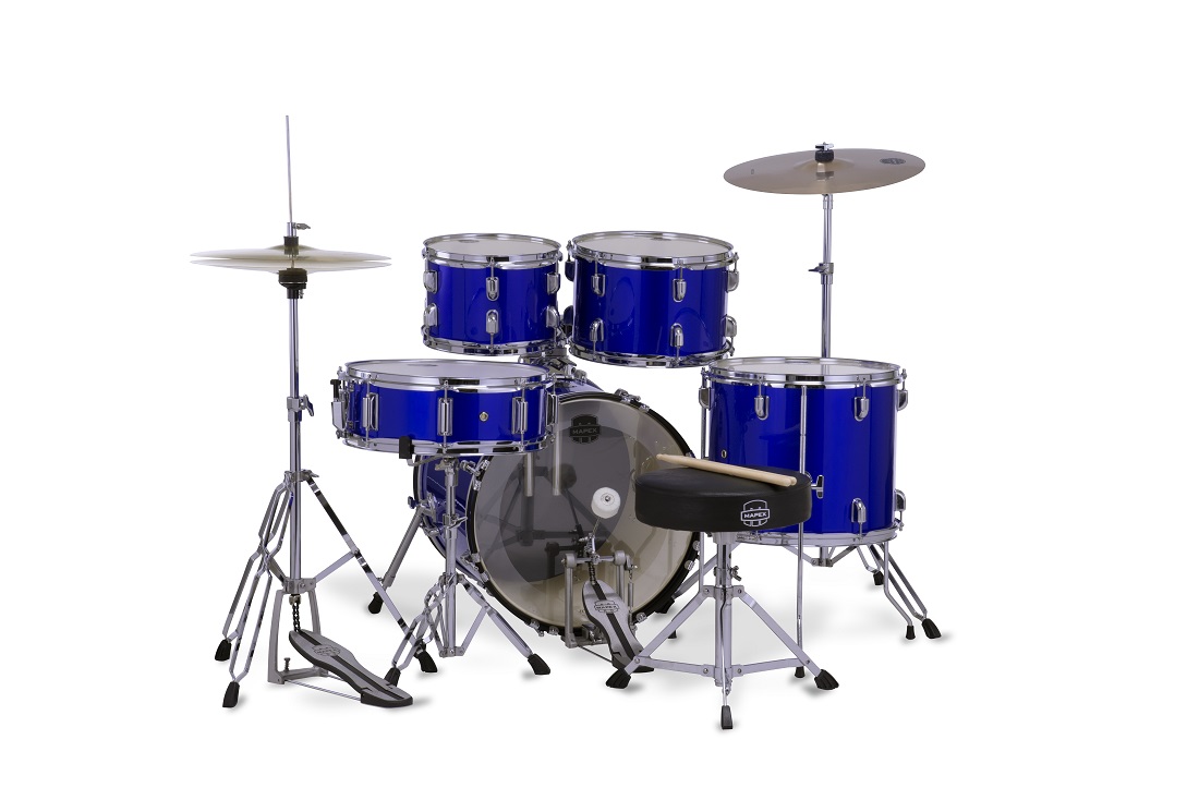 Mapex Comet Jazz/junior 18'' - 5 FÛts - Indigo Blue - Batería acústica junior - Variation 1