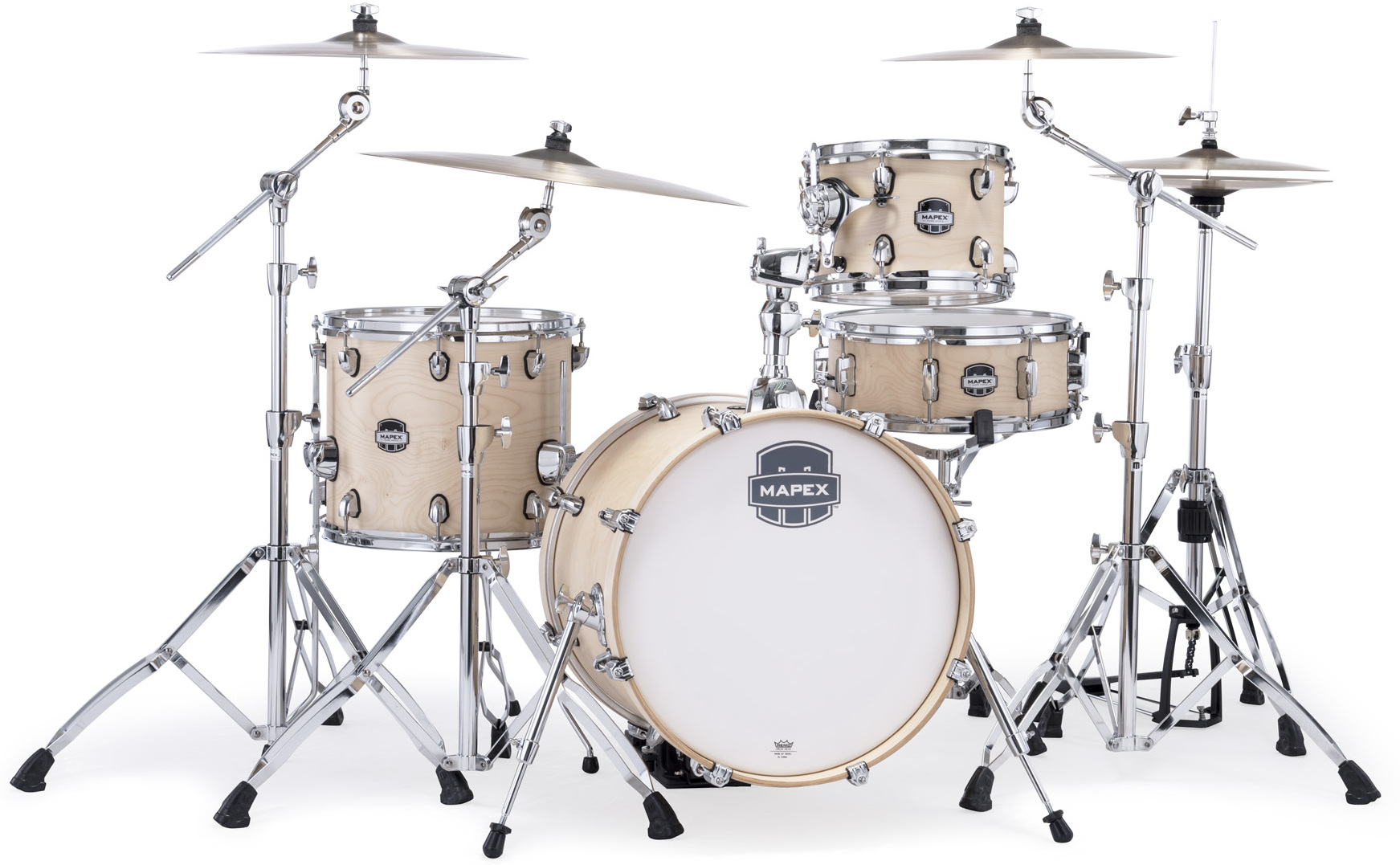 Mapex Mars Maple 18'' / 4f - 4 FÛts - Natural Satin - Batería acústica jazz - Main picture