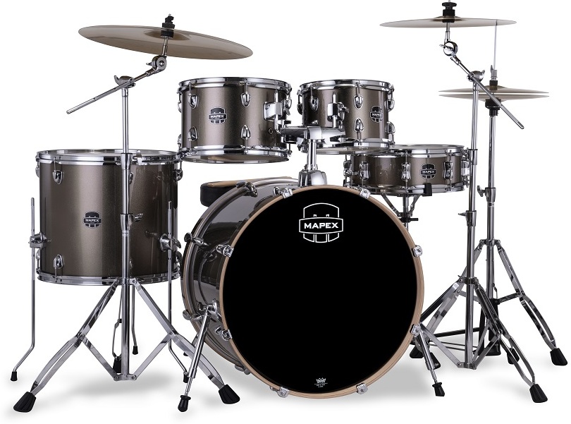 Mapex Venus Rock 22'' - 5 FÛts - Copper Metallic - Batería acústica rock - Main picture