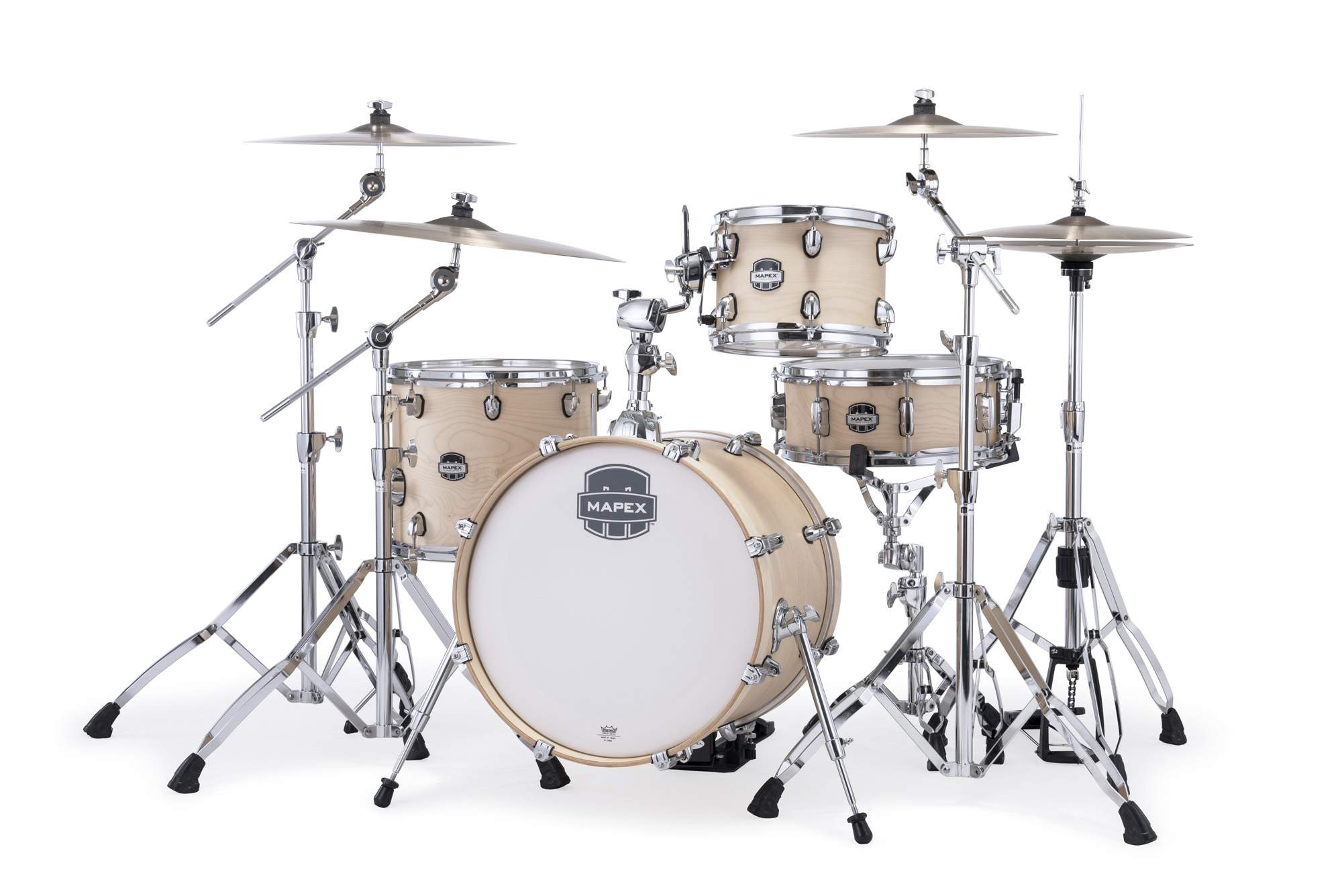 Mapex Mars Maple 18'' / 4f - 4 FÛts - Natural Satin - Batería acústica jazz - Variation 1