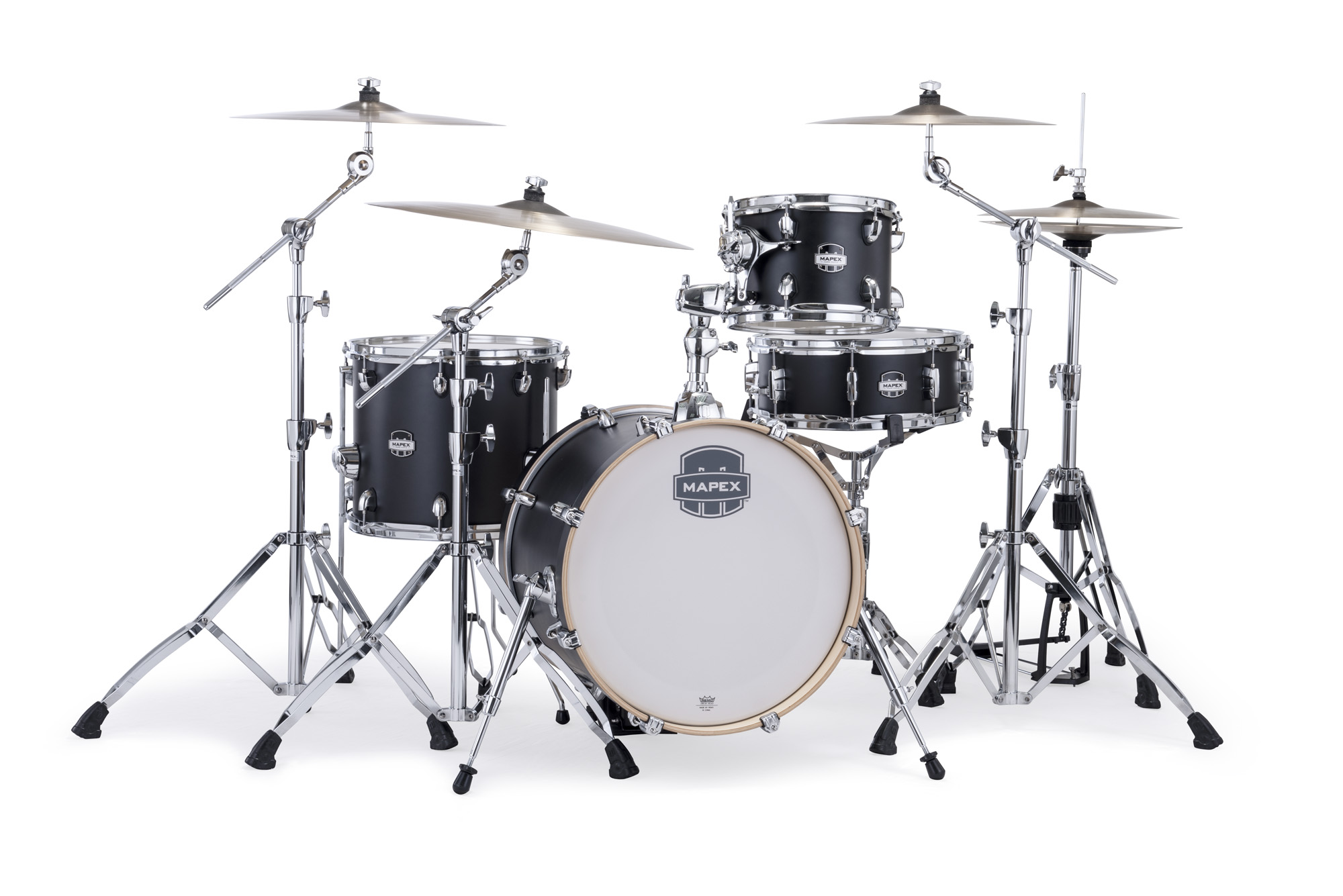 Mapex Mars Maple 18'' / 4f - 4 FÛts - Matte Black - Batería acústica jazz - Variation 2